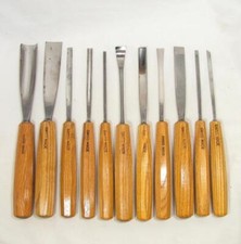 Set 11 pezzi Pfeil Swiss Made scalpello per intaglio legno sgorbia coda di pesce cucchiaio da separazione