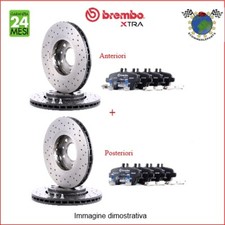 Kit Dischi e Pastiglie Xtra Ant+Post Brembo per ALFA ROMEO GIULIETTA rb0 #ba
