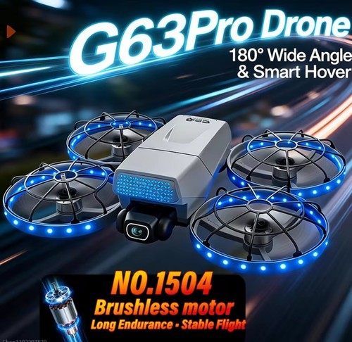Mini droni g63 pro gps - mini, 8k