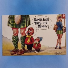 Comic Postcard C1965 Scot Kilt