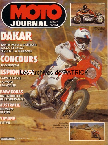 Moto journal 684 essai bmw - journal,