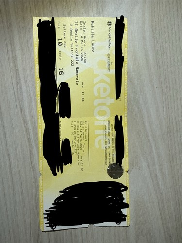 Biglietto concerto achille - biglietto,