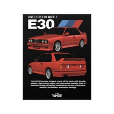 BMW M3 (E30) Poster - Wall Art