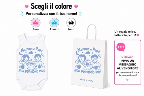 Body neonato cotone - ,, borsa