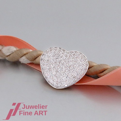 Ciondolo cuore diamante - , con