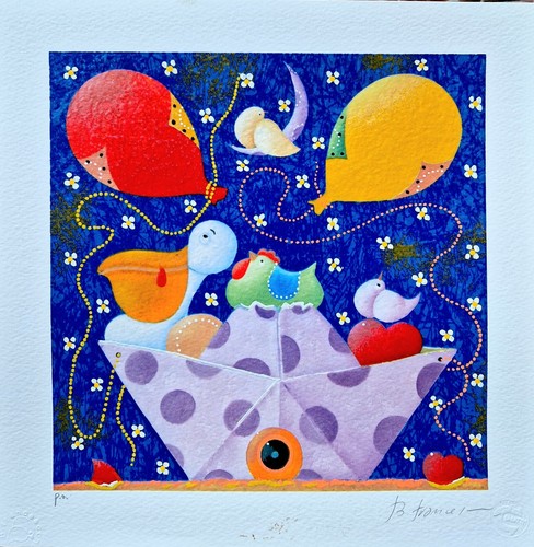 Beppe francesconi serigrafia - francesconi,