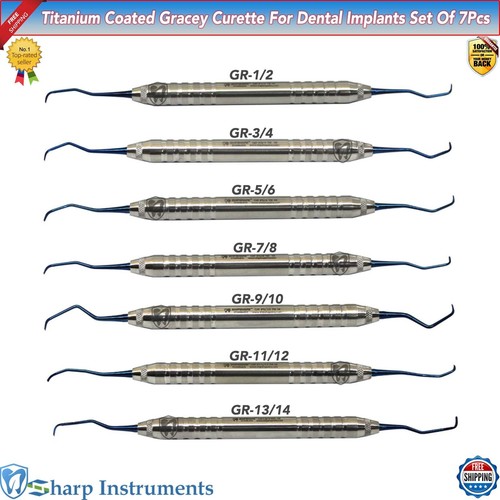 Set titanium gracey - of, 7