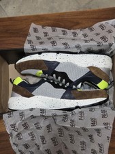 P448 Sneaker Uomo Alex Pelle Italiana Giallo EU 45 / US 11.5-12