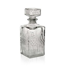 Set Bottiglia Cubo 1L in Vetro