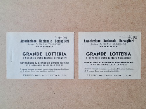 Biglietto grande lotteria pro - grande,