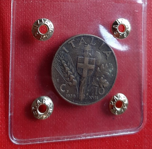 Italy centesimi 1939 empire - italy, 10