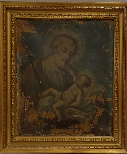 San giuseppe quadro olio - giuseppe, su