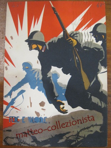 Cartolina militare fede - militare, e