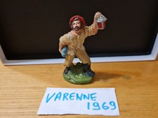 PRESEPE STATUINE PASTORE CON LANTERNA IN PASTA CM 10X6,5