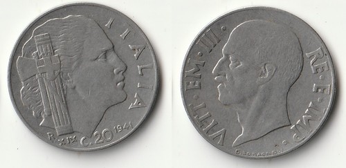1941 italy centesimi - 1941, 20