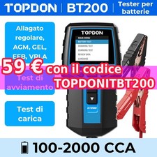 TOPDON BT200 tester per