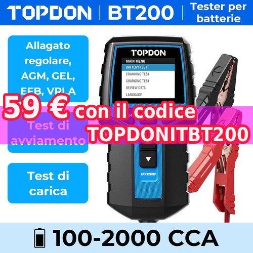Topdon bt200 tester per - topdon,
