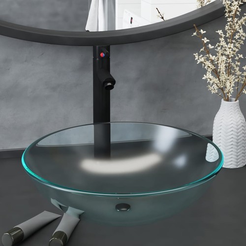 Vidaxl lavandino con rubinetto - lavandino,