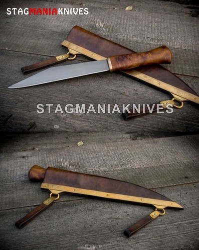 Vecchio coltello caccia - coltello,