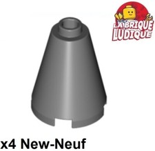 Lego 4x Cone 2x2x2 Completely