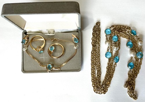 Set pezzi topazio oro - 5,
