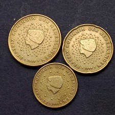 Olanda Tris 10 20 50 cent 1999  BEATRIX KONINGIN DER NEDERLANDEN