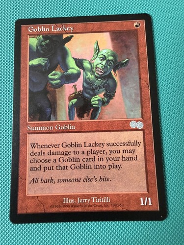 Mtg goblin lackey urza s - mtg, lackey,