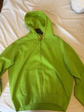 Felpa con cappuccio zip uomo