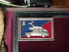 CREST QUADRO CARABINIERI GAZZELLE REPARTO RADIOMOBILE ANNI 80 RARITÀ