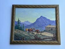 WALT LARUE PAINTING WESTERN