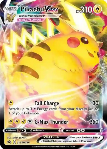 Pikachu vmax swsh286 - vmax,