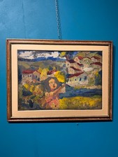 Dipinto ad olio su cartone