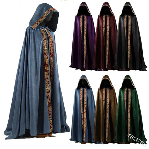 Mantello medievale con - mantello,