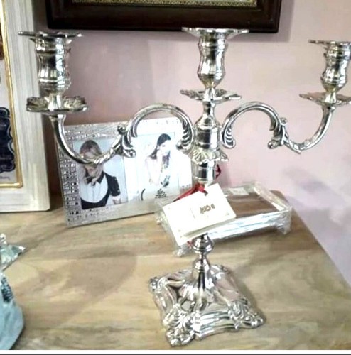 Candeliere argento sheffield - candeliere,
