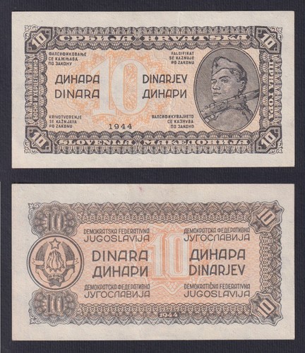 Banconota jugoslavia dinara - banconota, 10