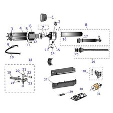 Flangia Posteriore Raider One APRIMATIC 41024/111 Ricambio Originale