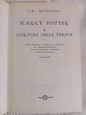 HARRY POTTER E L’ORDINE DELLA FENICE SALANI EDITORE PRIMA EDIZIONE OTTOBRE 2003