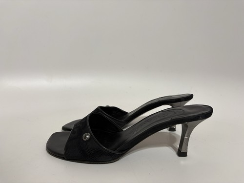 Sandalo vintage chanel nero - sandalo,