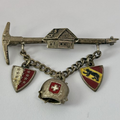 Vintage swiss ice axe chalet - swiss,