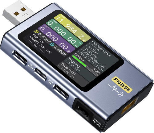 Tester usb 28v con - usb,