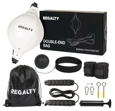 REGALTY Boxing Essentials Kit - Attrezzatura Allenamento Completa per Casa