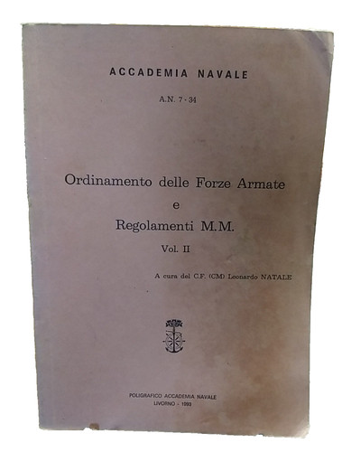 Libro accademia navale livorno - libro,