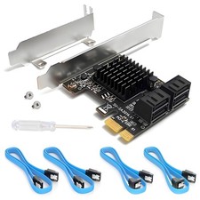 Scheda Pcie SATA a 4 Porte Con