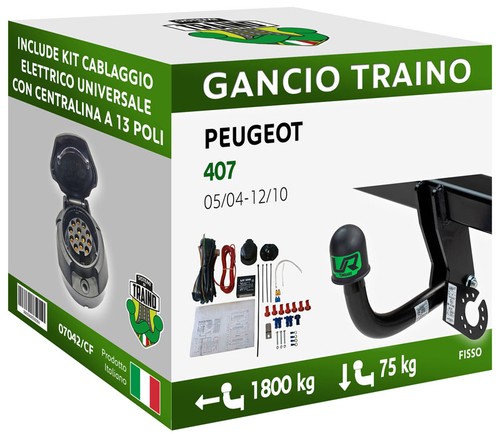 Gancio fisso peugeot - gancio, 407