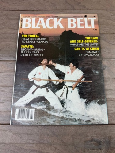 Black belt february - black, 1982