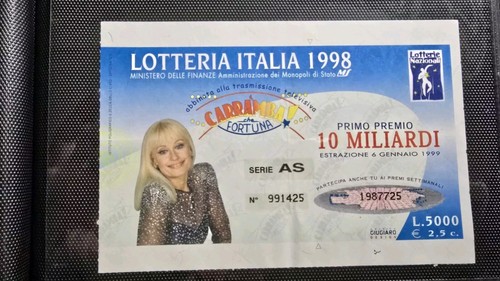 1998 lotteria italia abbinata - 1998,
