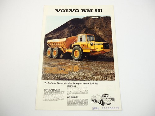 Volvo 861 dumper - volvo, bm