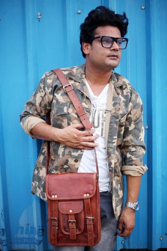 Borsa pelle vintage - , messenger