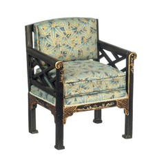 Poltrona cinese Chippendale in