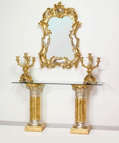 Colonna con specchiera regale - specchiera,
